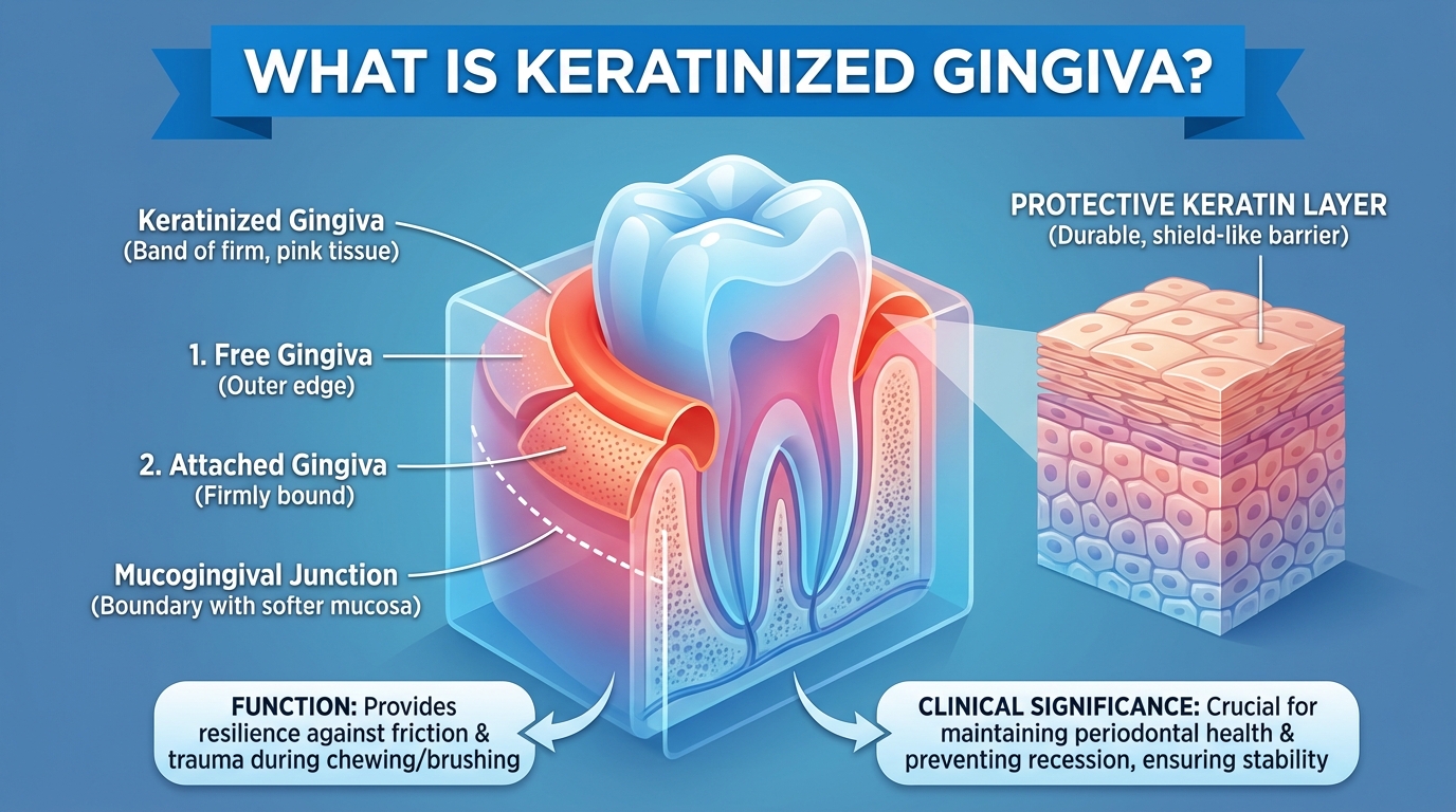 What Is Keratinized Gingiva Mcan Dental Glossary 