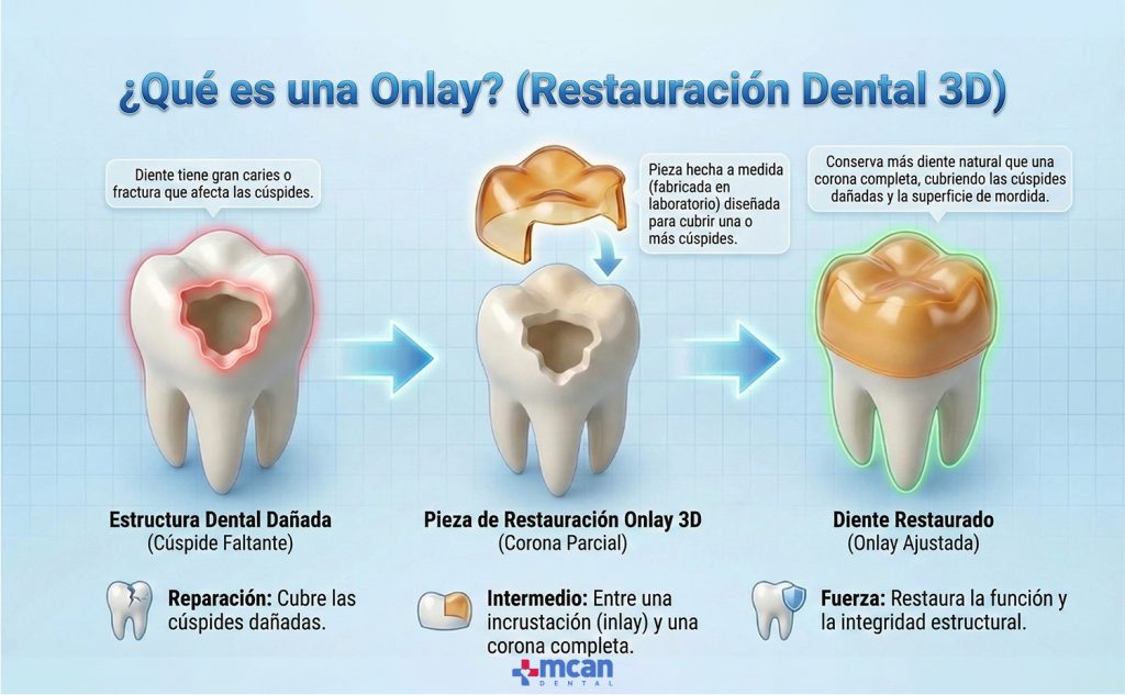 ¿Qué son los Onlays Dentales?