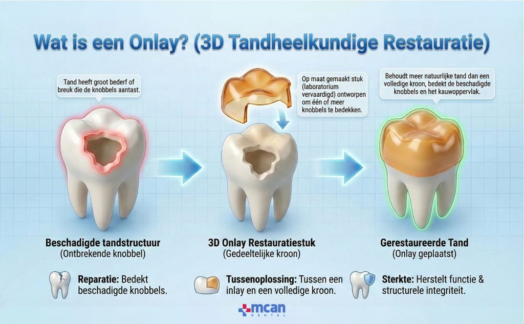 Wat zijn tandheelkundige onlays?