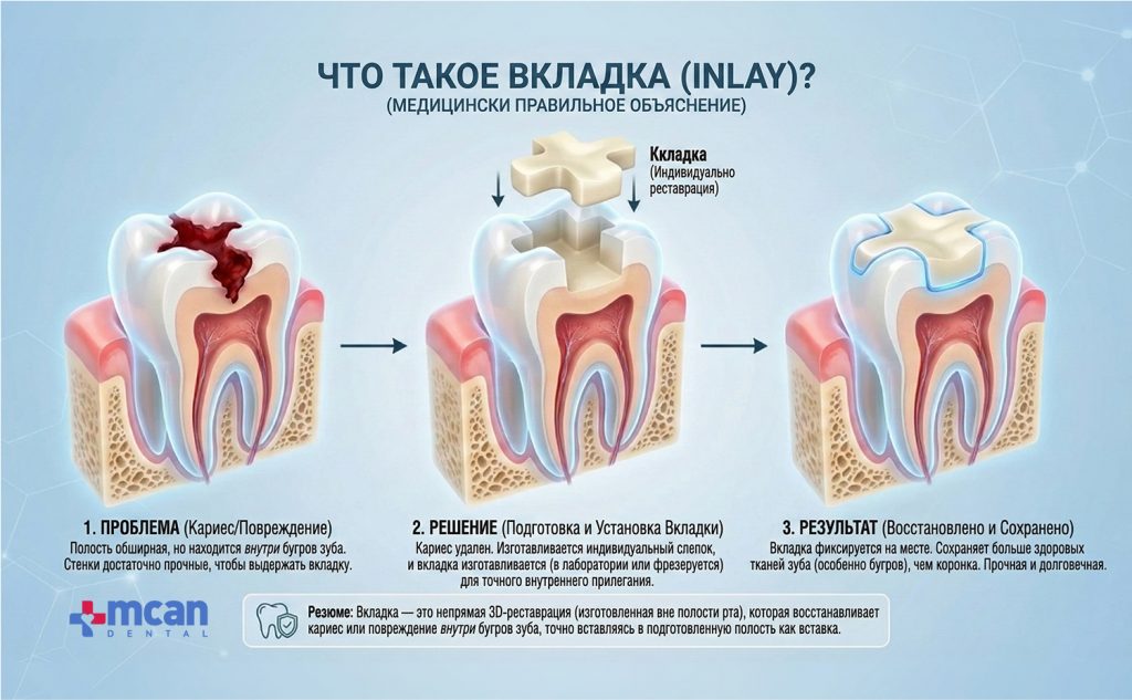 Что такое зубные инлеи?